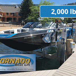 Tornado Boat Lift 2000 lbs